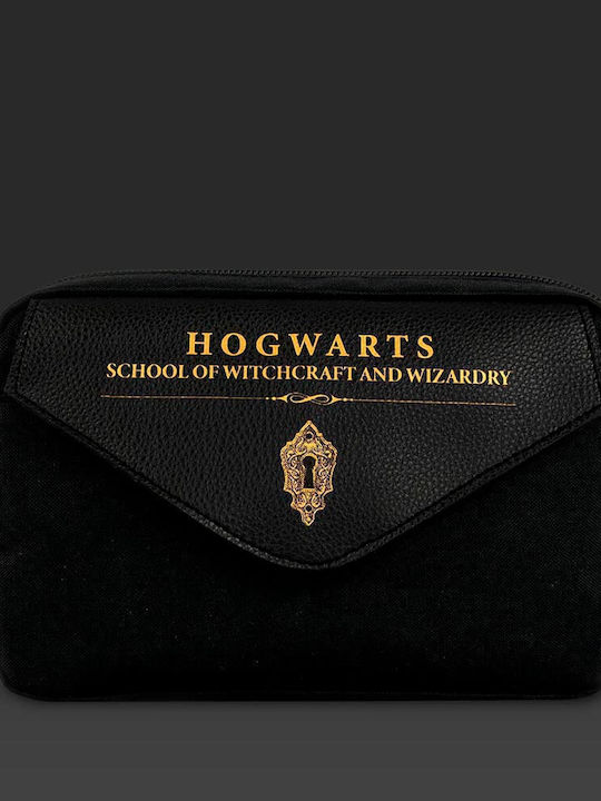 Blue Sky Studios Hogwarts Παιδικό Πορτοφόλι με Φερμουάρ για Αγόρι Μαύρο