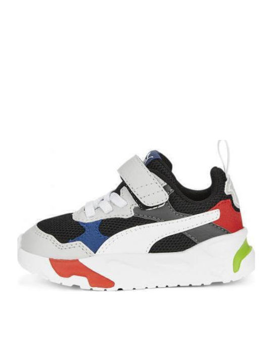 PUMA Trinity AC+ Inf Kinder Sneakers mit Klettverschluss Black / Puma White / Vapor Gray / Clyde Royal 390840-03 PUMA Trinity AC+ Inf Kinder Sneakers mit Klettverschluss Black / Puma White / Vapor Gray / Clyde Royal 390840-03