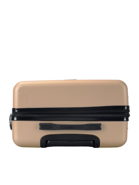 Amber AM1003 Large Hard Suitcase Amber with 4 Wheels Height 76cm
