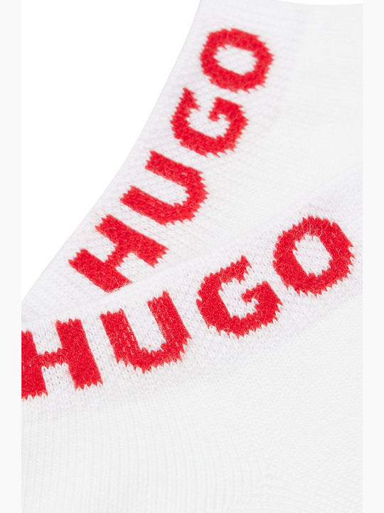 Hugo Men's Solid Color Socks White 3Pack
