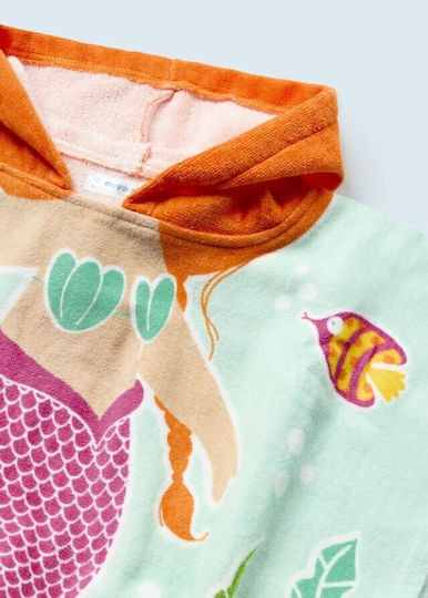 Mayoral Kids Beach Poncho Light Blue 95 x 50cm