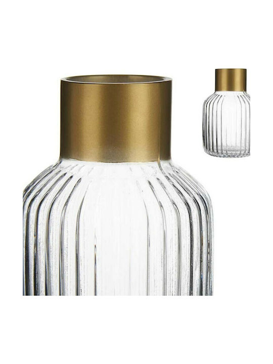 Gift Decor Διακοσμητικό Βάζο Glas Gold 12x12x12cm 1Stück