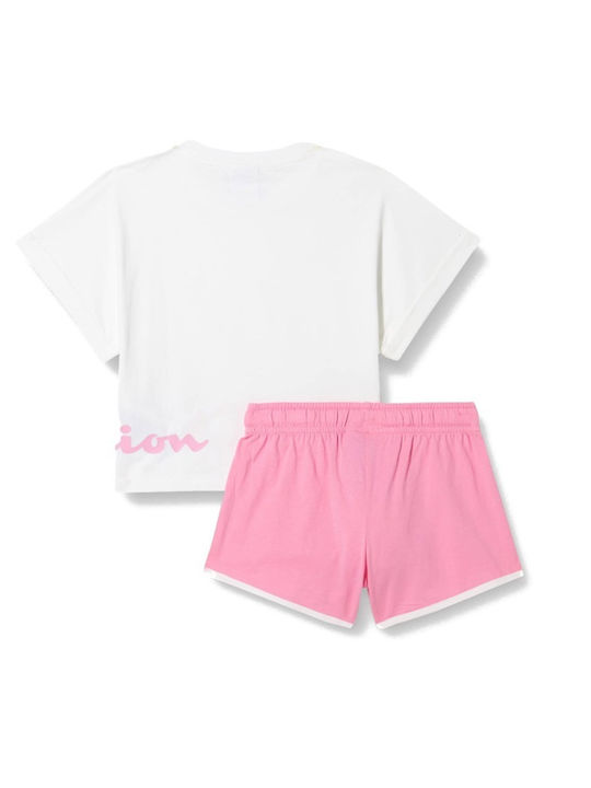 Kids' Set with Shorts Summer 2pcs White