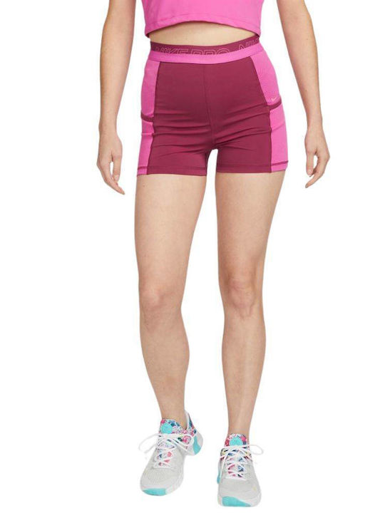Dri-Fit Pro Dri-fit Training Γυναικείο Κολάν-Σορτς Ψηλόμεσο Active Fuchsia