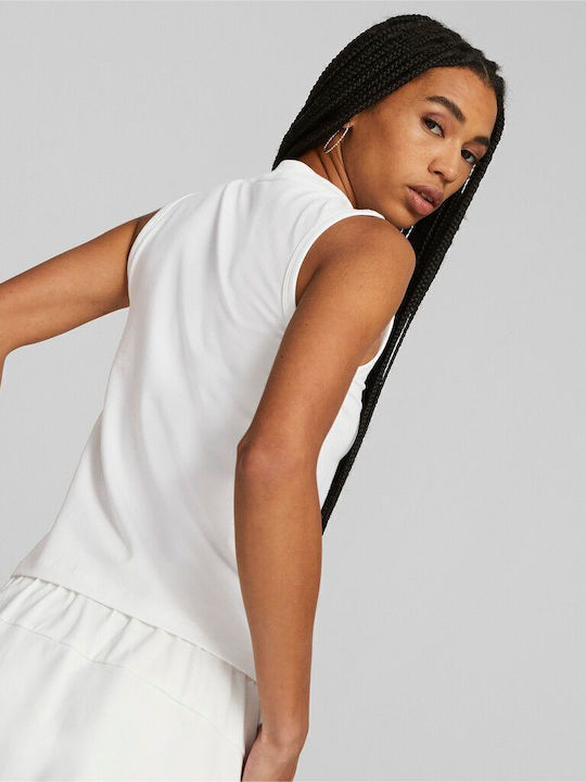 PUMA Logo White Blouse