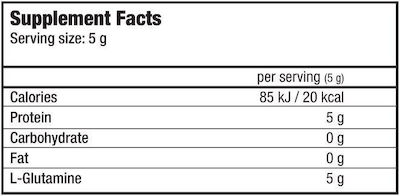 Biotech USA 100% L-Glutamine 500gr Ungesüßt