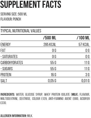 QNT Metapure Amino Load 500ml Lemon Lime