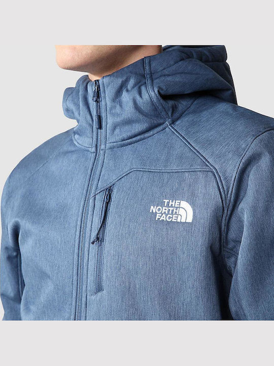 Quest Hooded Geci Barbat ΧiemiΧaΤiكo Softshell Waterproof şi cu Protecție Împotriva Vântului Bălțată