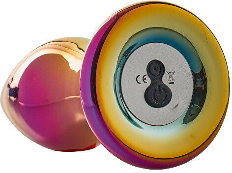 Dream Toys Glamour Glass Πρωκτική Σφήνα με Δυνατότητα Ασύρματης Λειτουργίας και Δόνηση