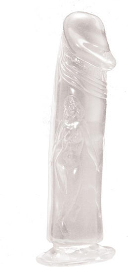 Dream Toys Jelly Perfect Realistic Dildo Реалистично дилдо С вакуум Clear 23см