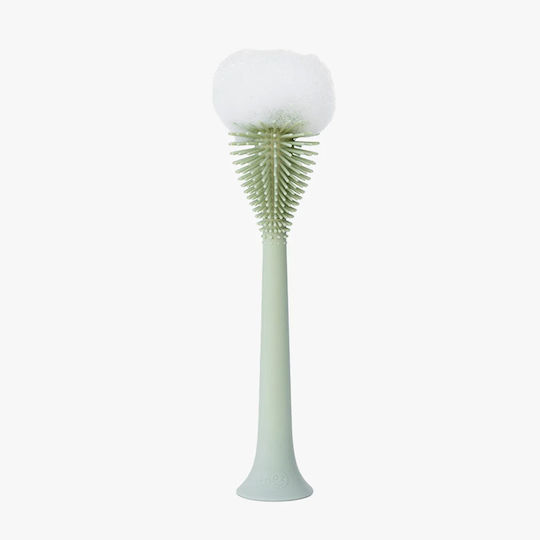 Ezpz Sage Plastic Hand Cleaning Brush Green