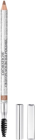 Dior Diorshow Eyebrow Powder Crayon Waterproof Pencil for Eyebrows Shade 02 Chestnut