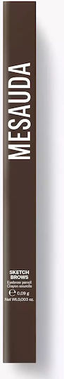 Mesauda Milano Sketch Brows Eyebrows Μολύβι για Φρύδια 104 Dark