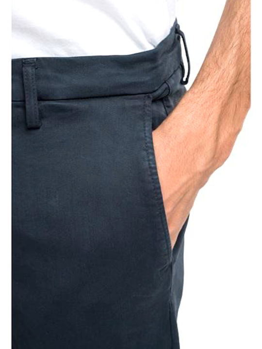 Benni Παντελόνι Chino Ελαστικό σε Κανονική Εφαρμογή Navy Μπλε