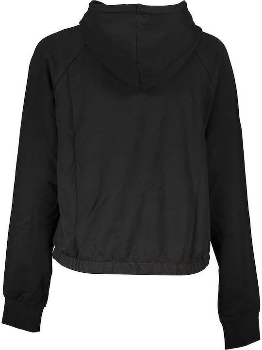 Women's Sweatshirt Hooded Black