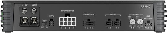 Audison Car Audio Amplifier – Af M4d 4 Channels (D Class)