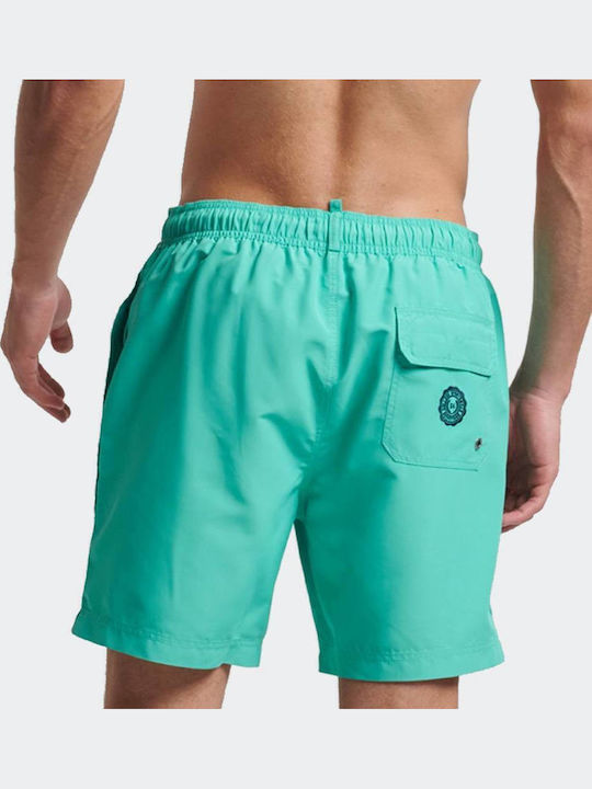 D2 Ovin Vintage Polo Men's Swimwear Shorts Turquoise