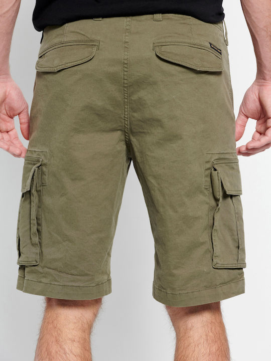 Funky Buddha Men's Shorts Cargo Khaki