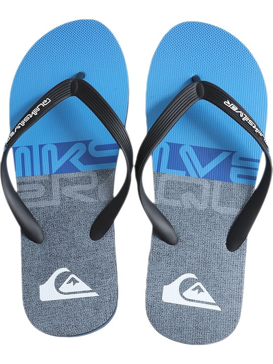 Molokai Wordblock Men's Flip Flops Black