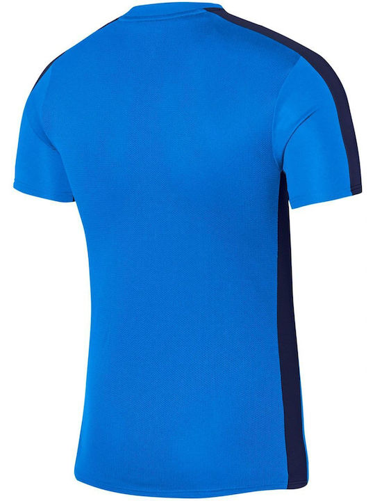 Nike Bărbați T-shirt Sportiv cu Mânecă Scurtă Dri-Fit Albastru