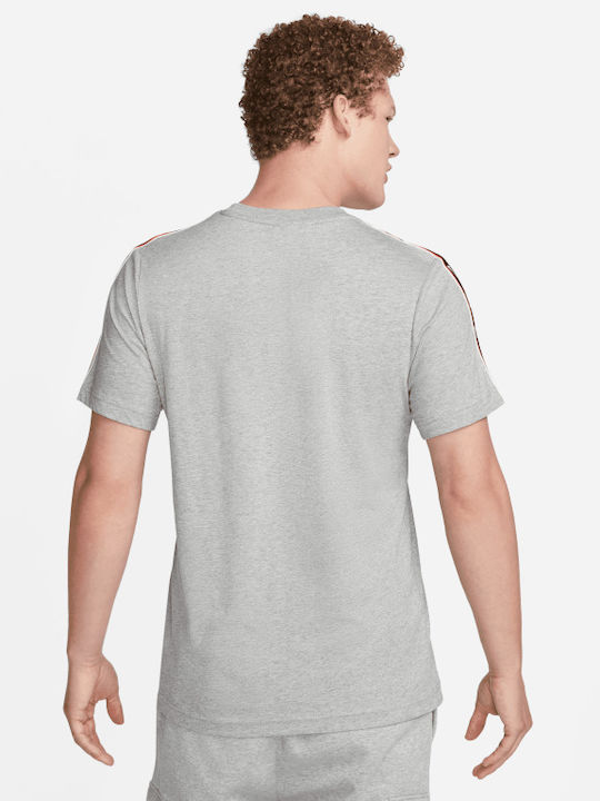 Nike T-shirt Bărbătesc cu Mânecă Scurtă Gri