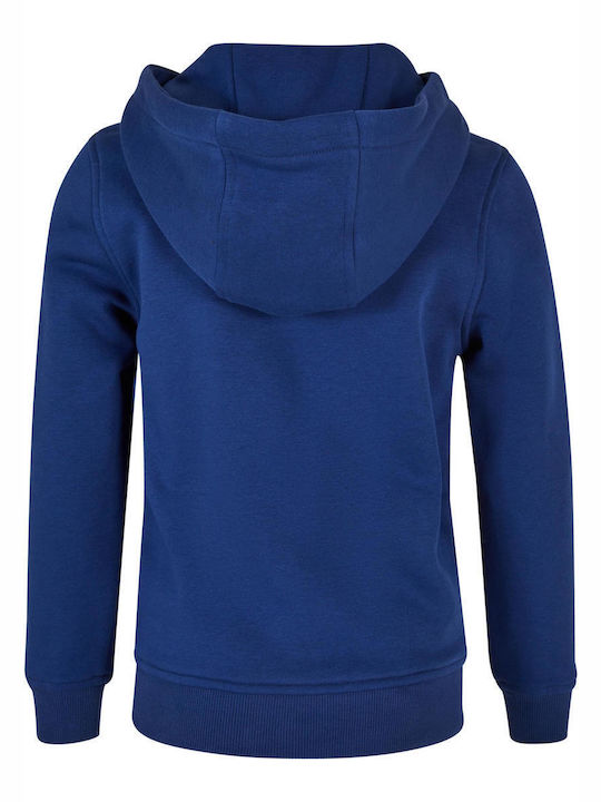 Urban Classics Kids Sweatshirt with Hood and Pocket Blue