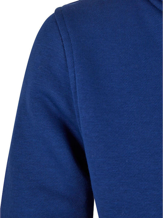 Kinder-Sweatshirt mit Kapuze und Taschen Blau