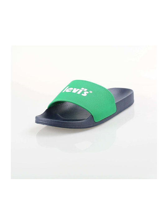 Levi's June Poster Men's Slides Green