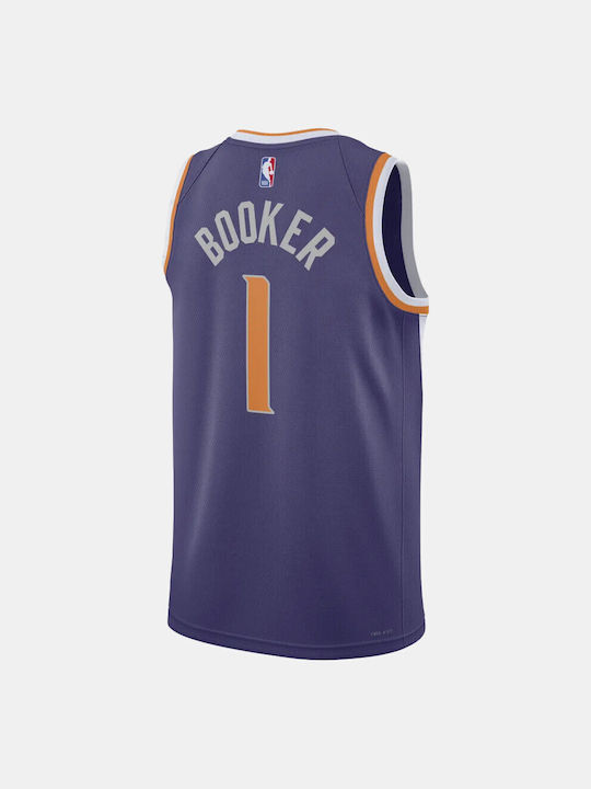 Nike NBA Swingman Devin Booker Phoenix Suns Icon Edition 2022/23 Bărbătească Jersey de Performanță Baschet