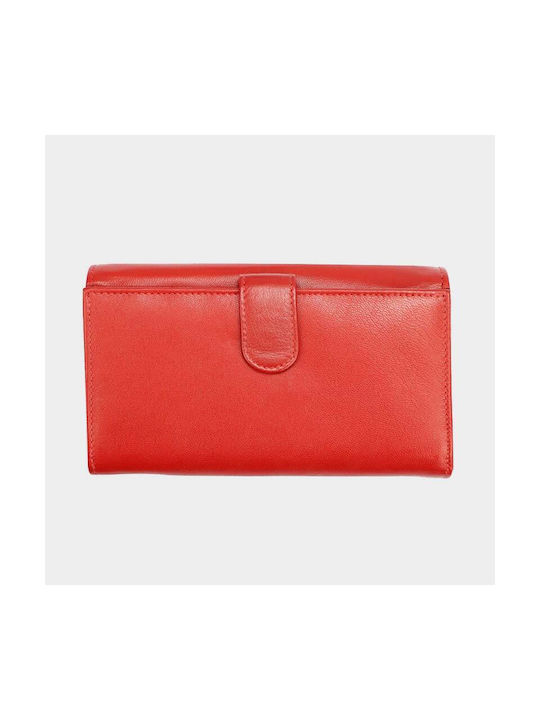 Pierre Cardin Large Leather Women's Wallet Red