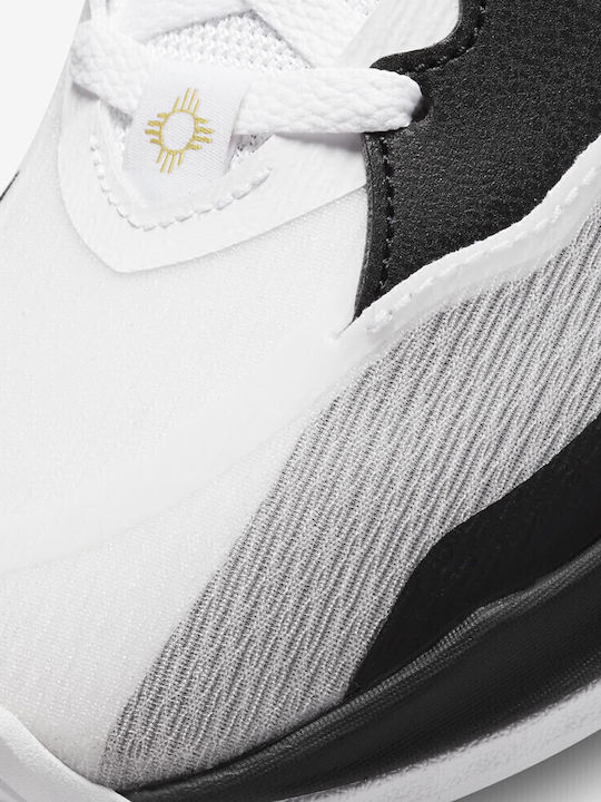 Kyrie 5 Low Low Basketball Shoes White / Metallic Gold Black