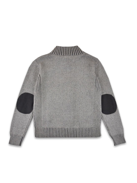 Losan Boys Knitted Cardigan with Zipper Gray