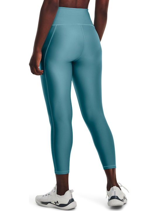 Training Women's Cropped Firming Blue Leggings