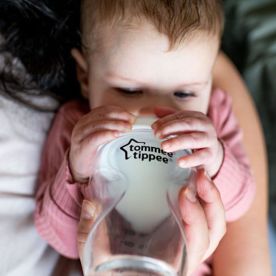 Tommee Tippee Σετ Πλαστικά Μπιμπερό Closer To Nature Κατά των Κολικών με Θηλή Σιλικόνης για 3+ μηνών Ροζ Kindness - Pink / Purple 340ml 2τμχ