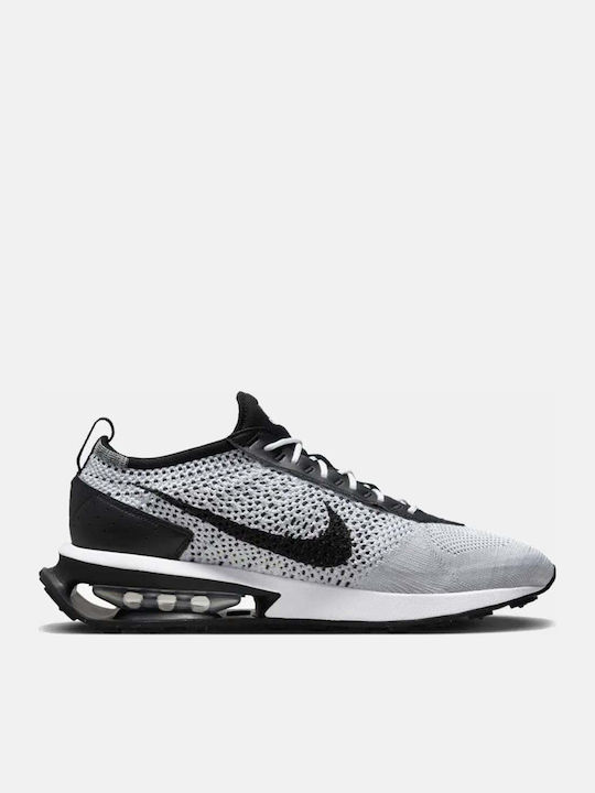 Nike Air Max Flyknit Racer Sneakers Pure Platinum / Black White Pure Platinum