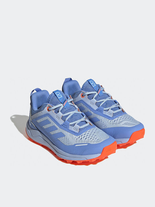 Kids Hiking Shoes Terrex Agravic Flow Blue Fusion / Impact Orange
