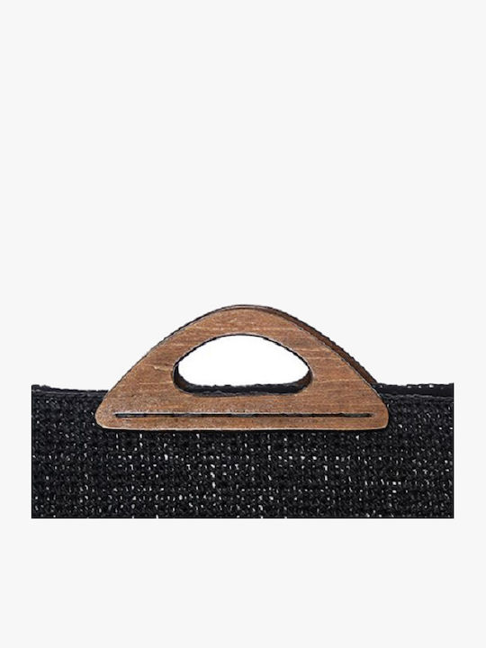 Bartuggi Wicker Beach Bag Black