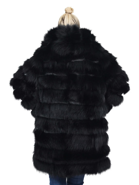 Leatherland Peggy Women's Long Fur Black
