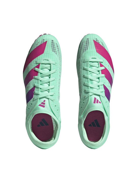 Adizero Sprintstar Спортни обувки Шпайкове Пулс Мента / Lucid Blue / Lucid Fuchsia