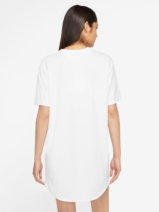 Nike Sportswear Essential Knitted Athletic White Dress