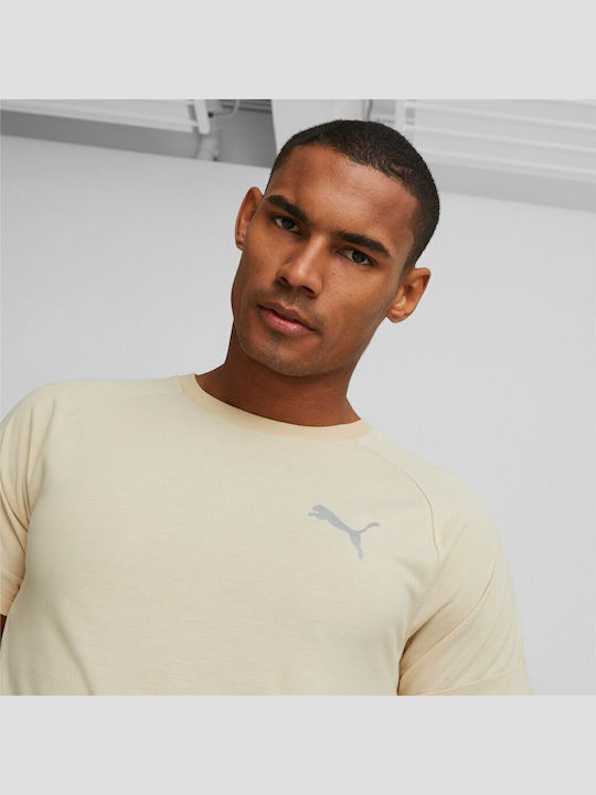 Evostripe Athletic T-shirt Beige