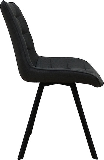 Καρέκλα Κουζίνας Mio 51x59x86εκ. Black