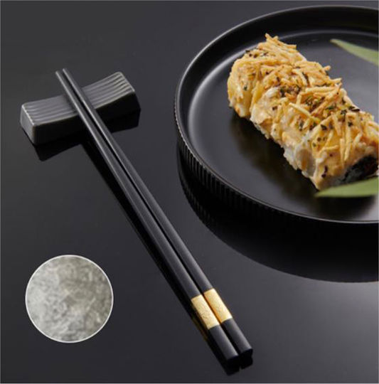 Spring Chopsticks Ξύλινα Μαύρα 10τμχ