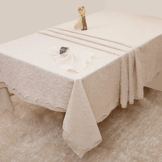 Anna Riska Tischtuch 2330 Ivory 150x240cm 419112