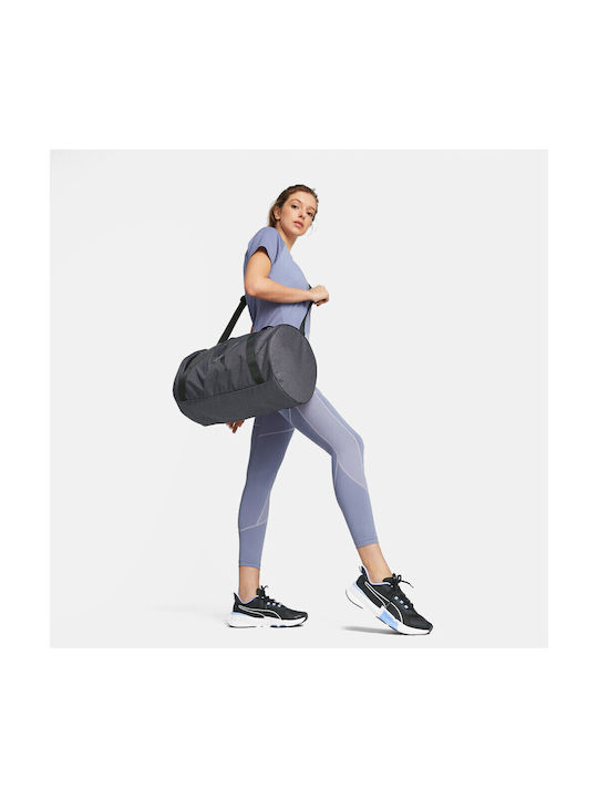 PUMA Barrel Bag Γυναικεία Τσάντα Ώμου για Γυμναστήριο Γκρι