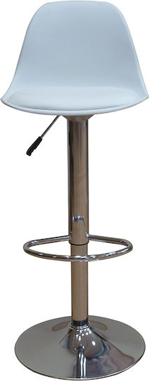 Σκαμπό Μπαρ BAR92 Λευκό 2τμχ 48x52x110εκ. Σκαμπό Μπαρ BAR92 Λευκό 2τμχ 48x52x110εκ.