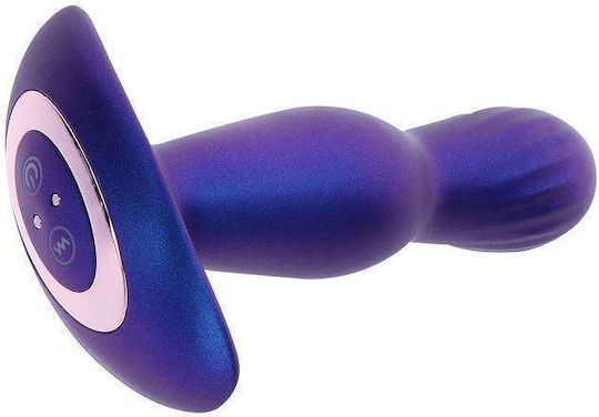 ToyJoy The Stout Anal Plug with Wireless Functionality and Vibration Blue