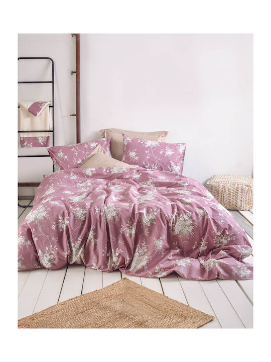 Rythmos Mathilde Module Cuvertură Single Bumbac Roz 160x240cm 2buc