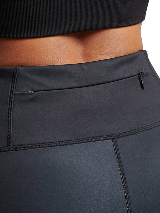 Women's Long Training Legging High Waisted Black Ombre