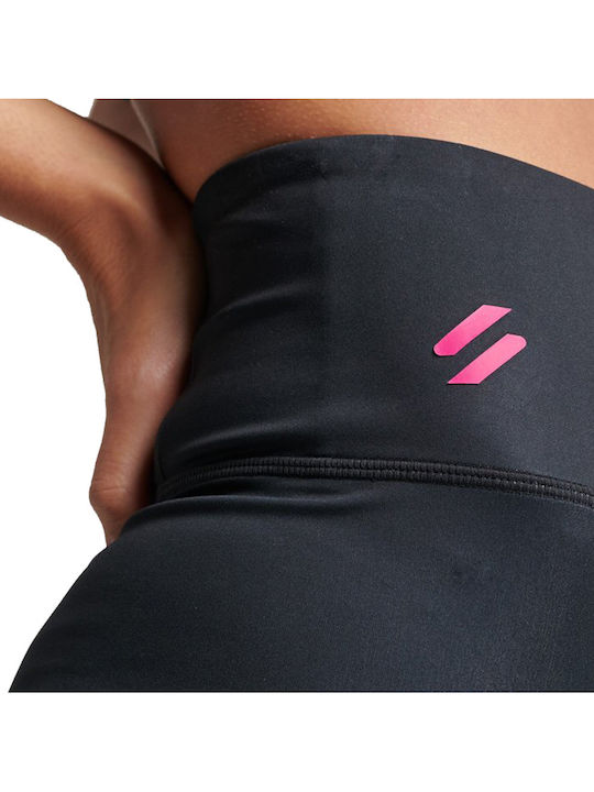 Women's Long Training Legging High Waisted Black Ombre